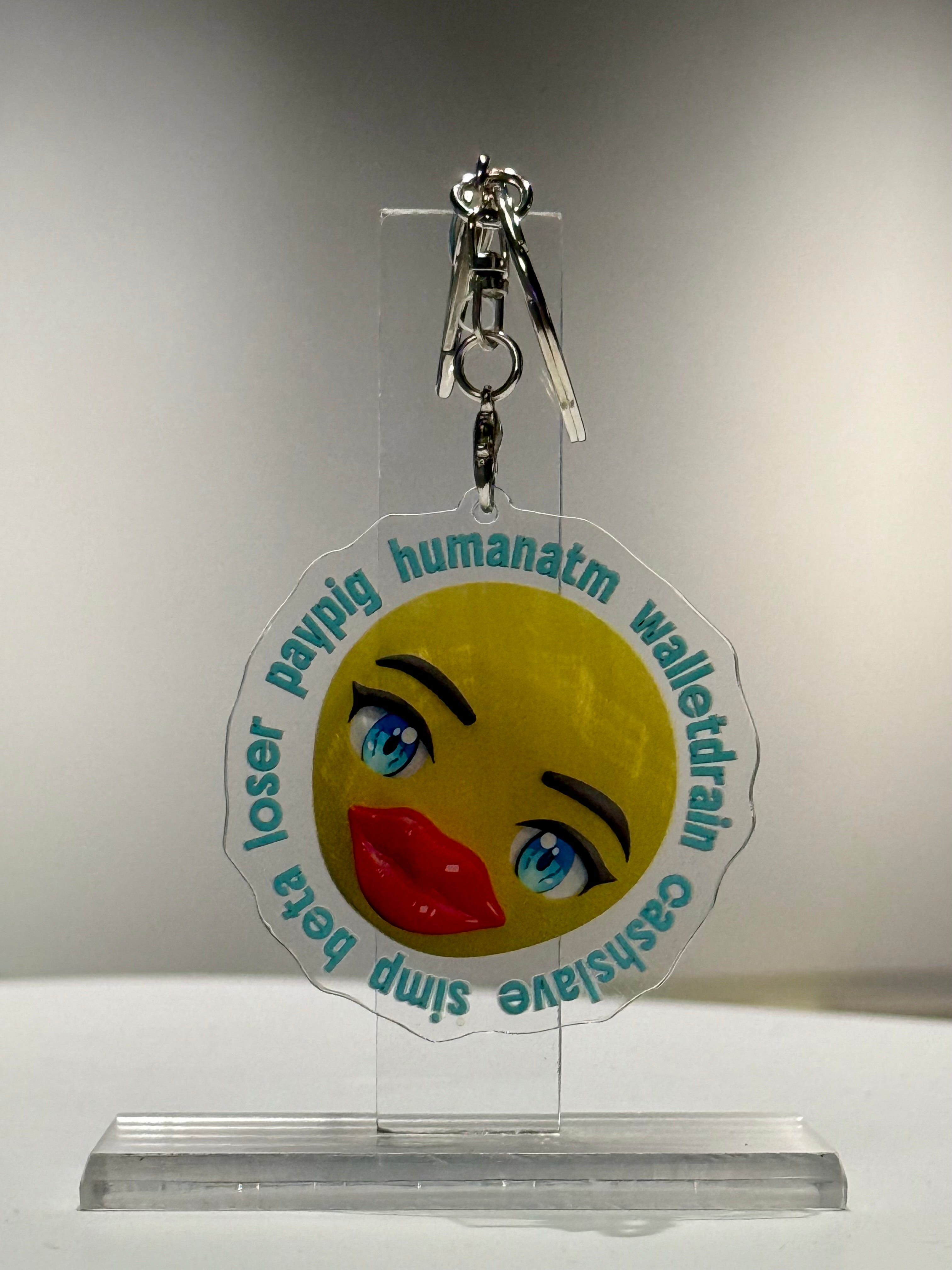 humanatm emoji keychains