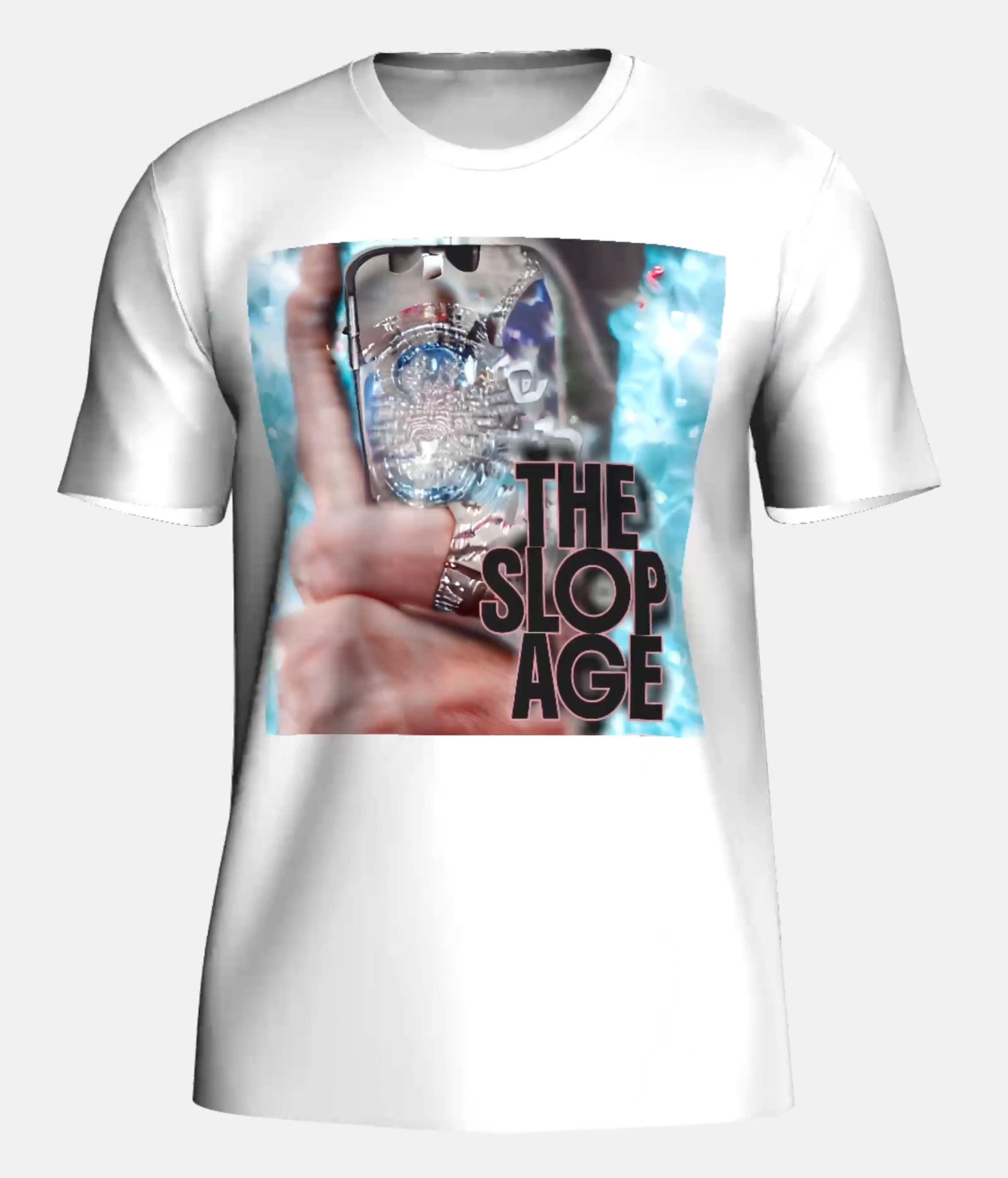 "The Slop Age" white t-shirts (M)